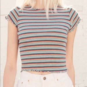 Brandy Melville Striped Wynn Top